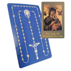  Rosary Card Perpetual Help 