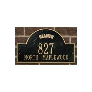 GIANTS Personalized Arched Address Plaque