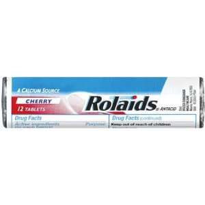  Rolaids Antacid Tablets Cherry Roll   12 Pack Health 