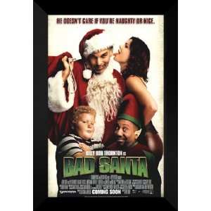Bad Santa 27x40 FRAMED Movie Poster   Style B   2003 