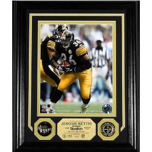 Steelers Highland Mint NFL Jerome Bettis Photomint:  Sports 