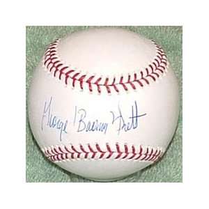 George Boomer Scott Signed/Autographed Baseball:  Sports 