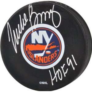  Mike Bossy Autographed Hockey Puck  Details New York 