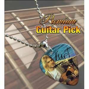  Kurt Cobain Premium Guitar Pick Necklace Musical 