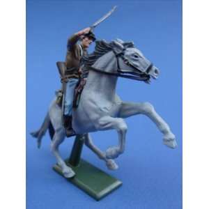  Britains Deetail Confederate Toy Soldiers Cavalry Trooper 