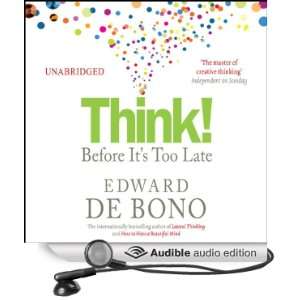   Too Late (Audible Audio Edition) Edward De Bono, Nicholas Bell Books