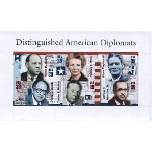  Distinguished American Diplomats souvenir Sheet 6 x 39 
