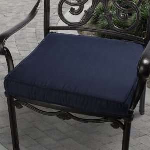  P. Kaufmann 20 Outdoor Chair Cushion in Navy BlueCushion 