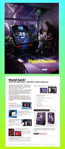 DIGITAL THUNDER NSM CD Jukebox Advertising Flyer  