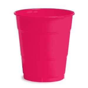  Magenta Plastic Beverage Cups   12 oz