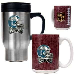  Philadelphia Eagles NFL Travel Mug & Gameball Ceramic Mug 