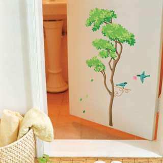 Tree & Bird Wall Decor STICKER Removable Adhesive Decal  