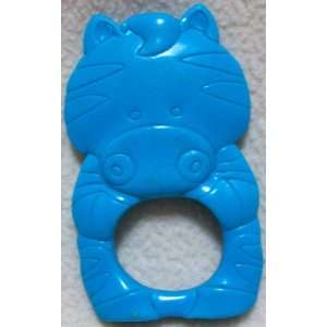 Gerber Blue Cow Baby Teether Toy: Toys & Games