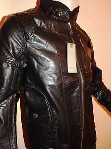   RAW Mens Leather Jacket Designer Indy Mod / Jack Jones Seller /  