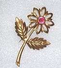 VINTAGE TWISTED GOLD TONE METAL BROOCH PIN items in MIDWEST VINTAGE 