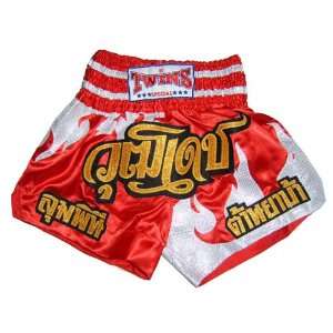 TWINS Muay Thai Kick Boxing Shorts : TWS 047 Size M:  
