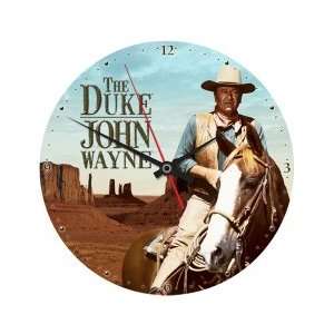  John Wayne Clock Wall Creed: Home & Kitchen