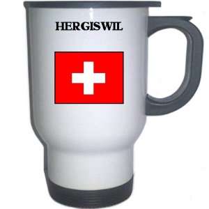 Switzerland   HERGISWIL White Stainless Steel Mug