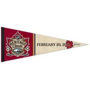  NHL HERITAGE CLASSIC OFFICIAL FULL SIZE FELT PENNANT 