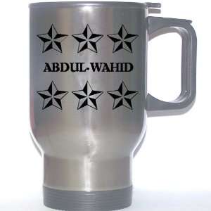  Personal Name Gift   ABDUL WAHID Stainless Steel Mug 