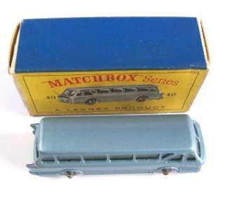 MATCHBOX LESNEY 40 LONG DISTANCE COACH, 1962, SPW, MIB  