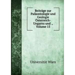   Wien, Volume 15 (German Edition) UniversitÃ¤t Wien Books