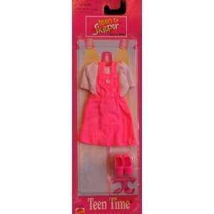  Barbie TEEN SKIPPER Teen Time Fashions w Pink Jumper 
