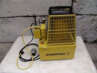 ENERPAC 3HP ELECTRIC HYDRAULIC PUMP 10,000 PSI WORKS GREAT  