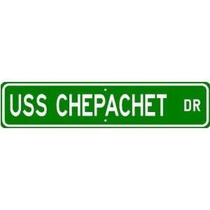  USS CHEPACHET AOT 78 Street Sign   Navy Ship Gift Sailo 