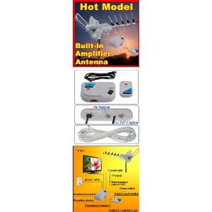   UHF VHF FM Amplified Outdoor TV Antenna Remote Controlled: Electronics