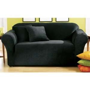   Stretch Pique Sofa Slipcover (Box Cushion) Fabric Taupe Home