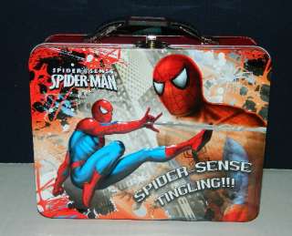 The Amazing Spider Man Large Carry All Tin Tote Lunchbox Series 2 