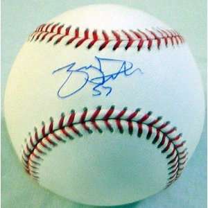  Zak Duke Autographed Baseball