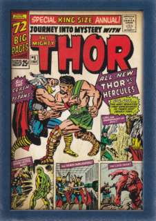 2011 Thor Movie Comic Cover Card # T4 Journey Into Mystery Annual # 1 