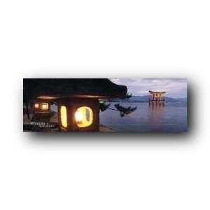  Japan Itsukushima Poster Beach Miyajima Sunset Sp0042 