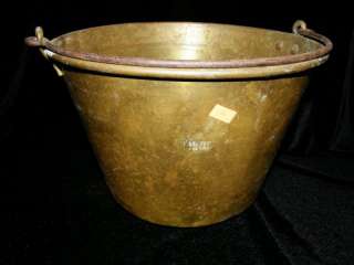 med brass bucket c 1880 E Miller & Co Meriden Conn 9 D  