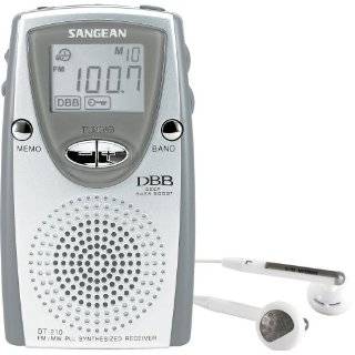   Sangean DT 400W AM/FM Digital Weather Alert Pocket Radio: Electronics