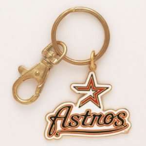 HOUSTON ASTROS OFFICIAL LOGO KEYCHAIN:  Sports & Outdoors