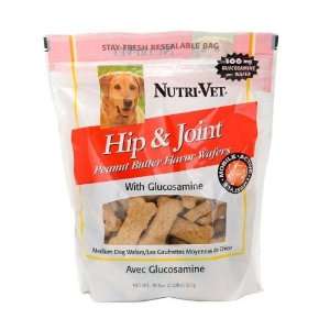  Hip & Joint Dog Treat, 8 oz Peanut Butter Biscuit: Pet 