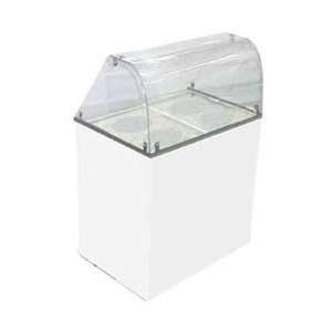   Cabinet   Curved Glass Front, 5.0 Cu. Ft., 1/5 HP