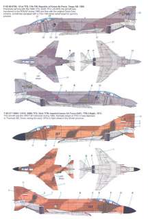 Techmod Decals 1/32 MCDONNELL DOUGLAS F 4D PHANTOM II Fighter  