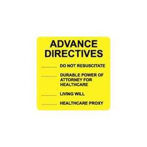  Advance Directive Label