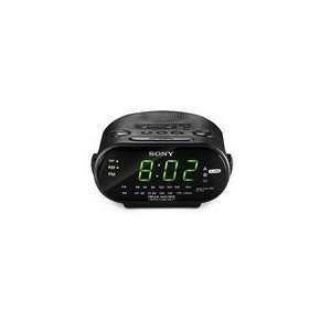   Time Set Clock Radio with Dual Alarm ICF C318BLAC: Electronics