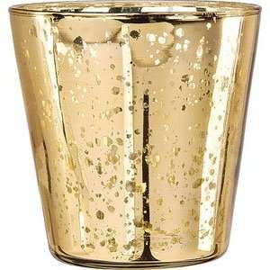  Gold Mercury Glass Vase (cup design)