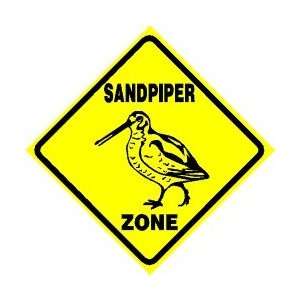 SANDPIPER ZONE bird wild zoo NEW sign 