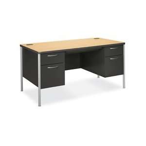  Desk, 60x30x29 1/2, Mahogany/Charcoal   Sold as 1 EA   Mentor 