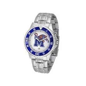 Memphis Tigers Competitor Watch with a Metal Band