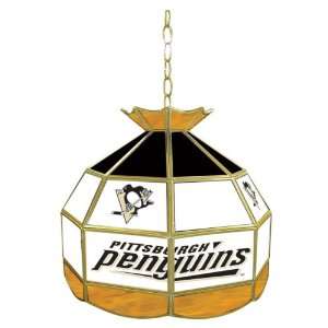  NHL Pittsburgh Penguins Stained Glass Tiffany Lamp   16 