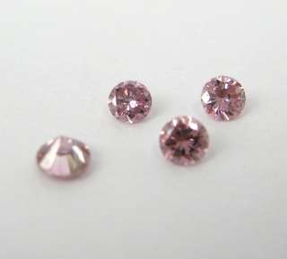 40ct Natural Fancy Intense Pink SI Clarity Round Brilliant Diamond 