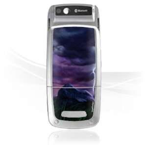  Design Skins for Samsung E250   Purple Lightning Design 